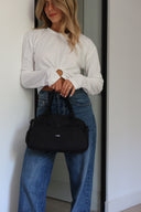 תיק סאפו ניילון שחור