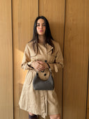 תיק תותית חום קפה