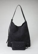 תיק תיק ניל שחור + קלאץ' קטן תואם