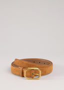 חגורת עור עדית חאקי