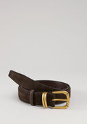 חגורת עור  אלכסה קפה