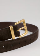 חגורת עור  מיכלוש קפה