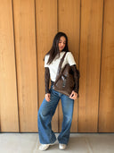 תיק גב נלי איקס חום קפה