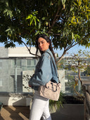 תיק ניקוסי ניילון בז'