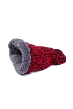 כובע צמר מלפי פונפון